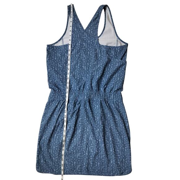 Patagonia Women's Fleetwith Sleeveless Cross Back Blue Dress Size S - Picture 9 of 12